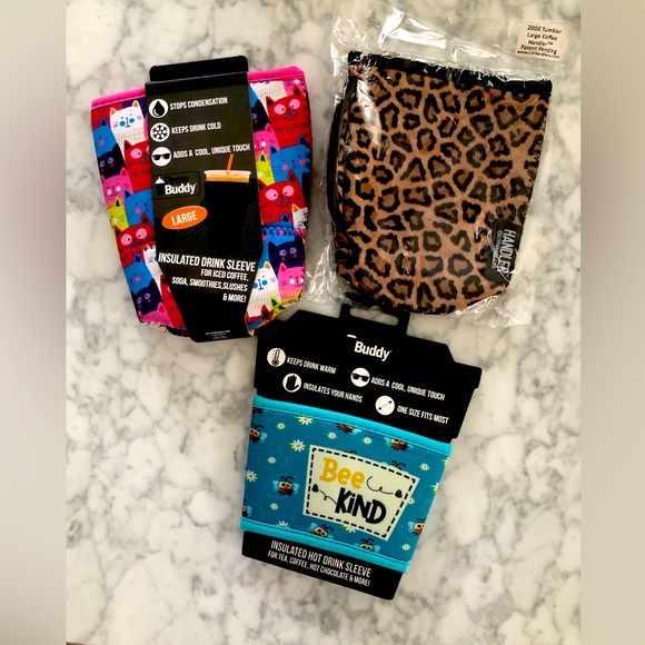 Brew Buddy Other - NWT - Set of 3 Insulated Drink Sleeves